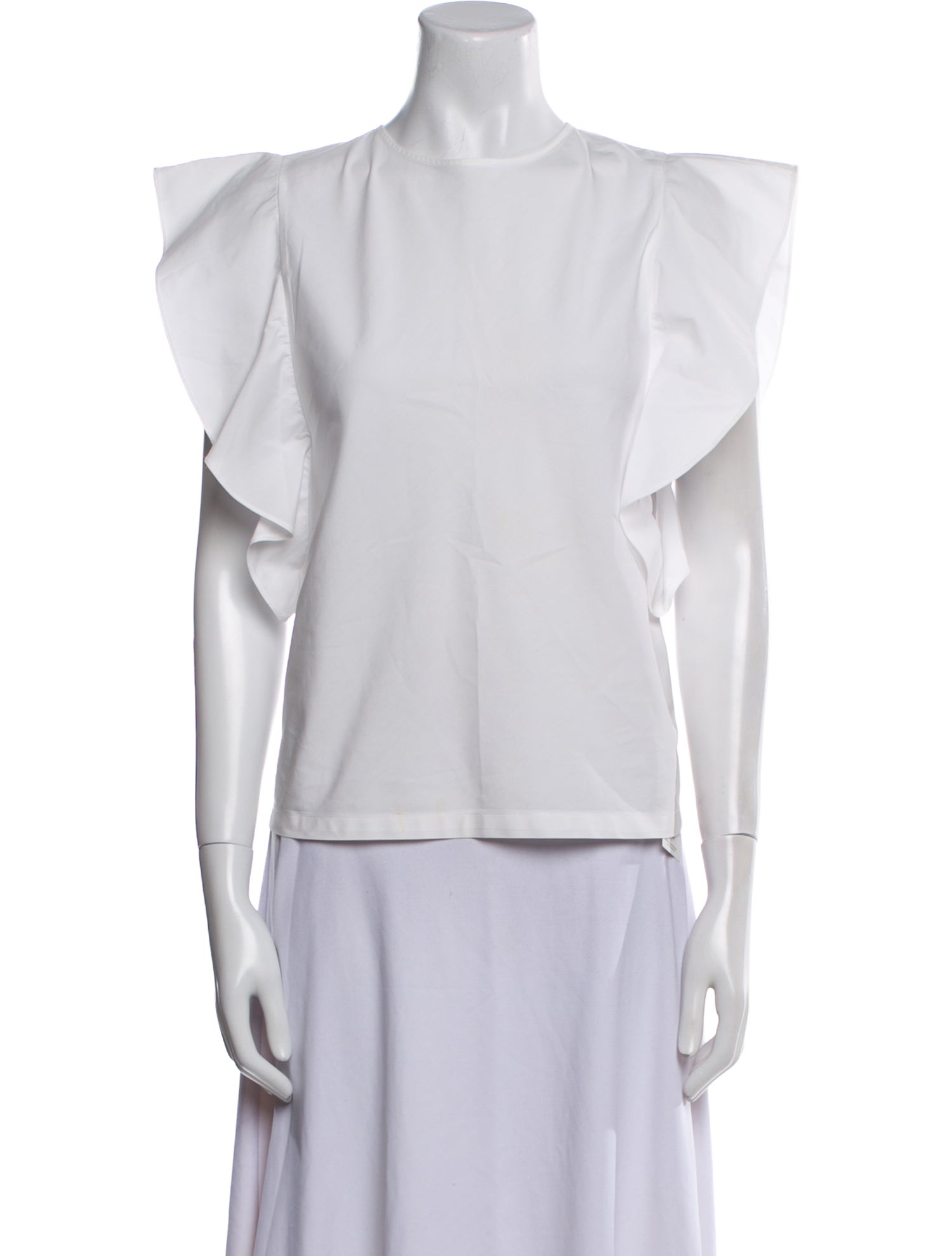 Co. Crew Neck Short Sleeve Blouse