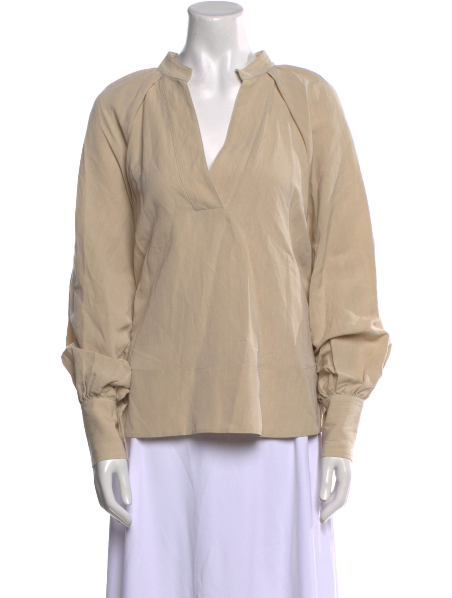 Co. Linen V-Neck Blouse