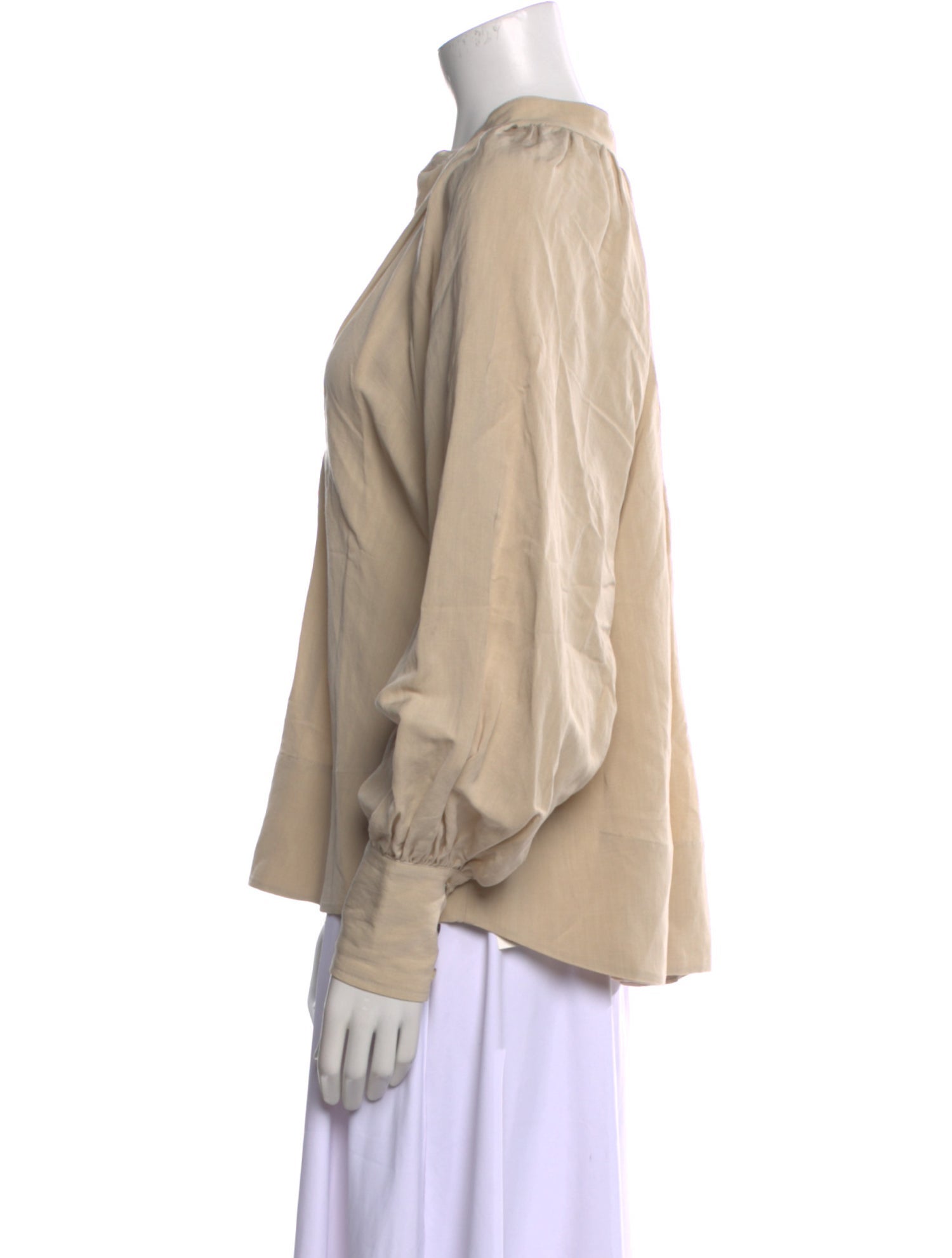 Co. Linen V-Neck Blouse