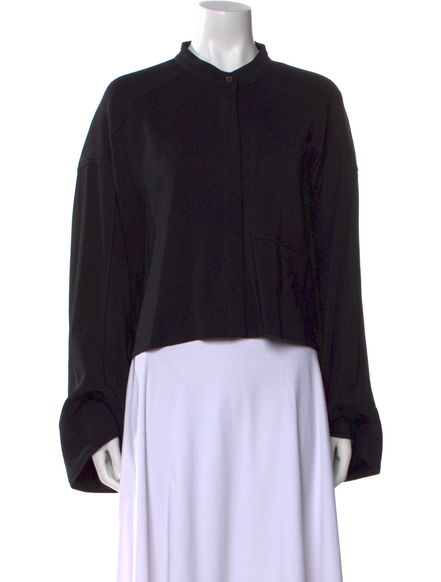 Co. Mock Neck Long Sleeve Sweatshirt