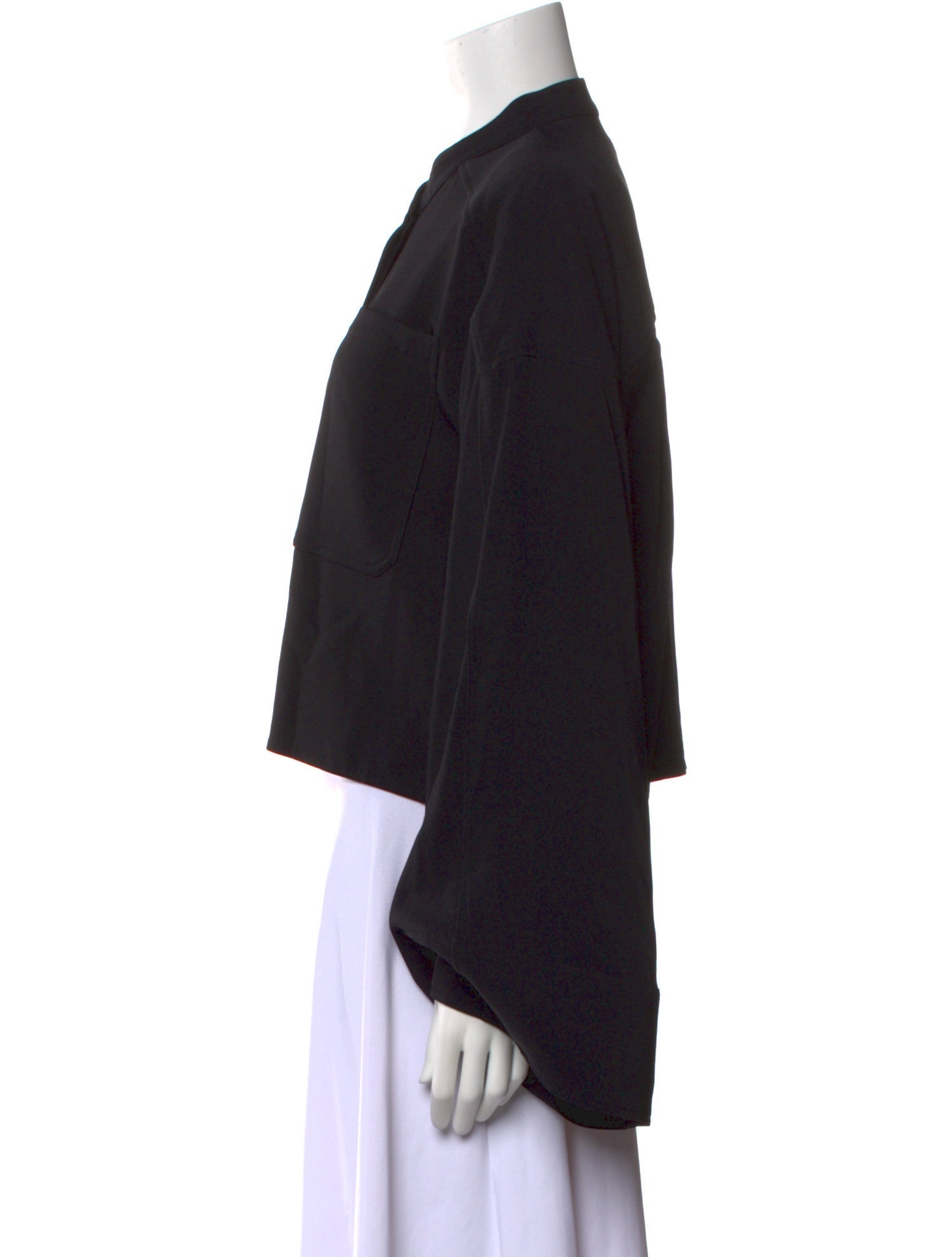 Co. Mock Neck Long Sleeve Sweatshirt