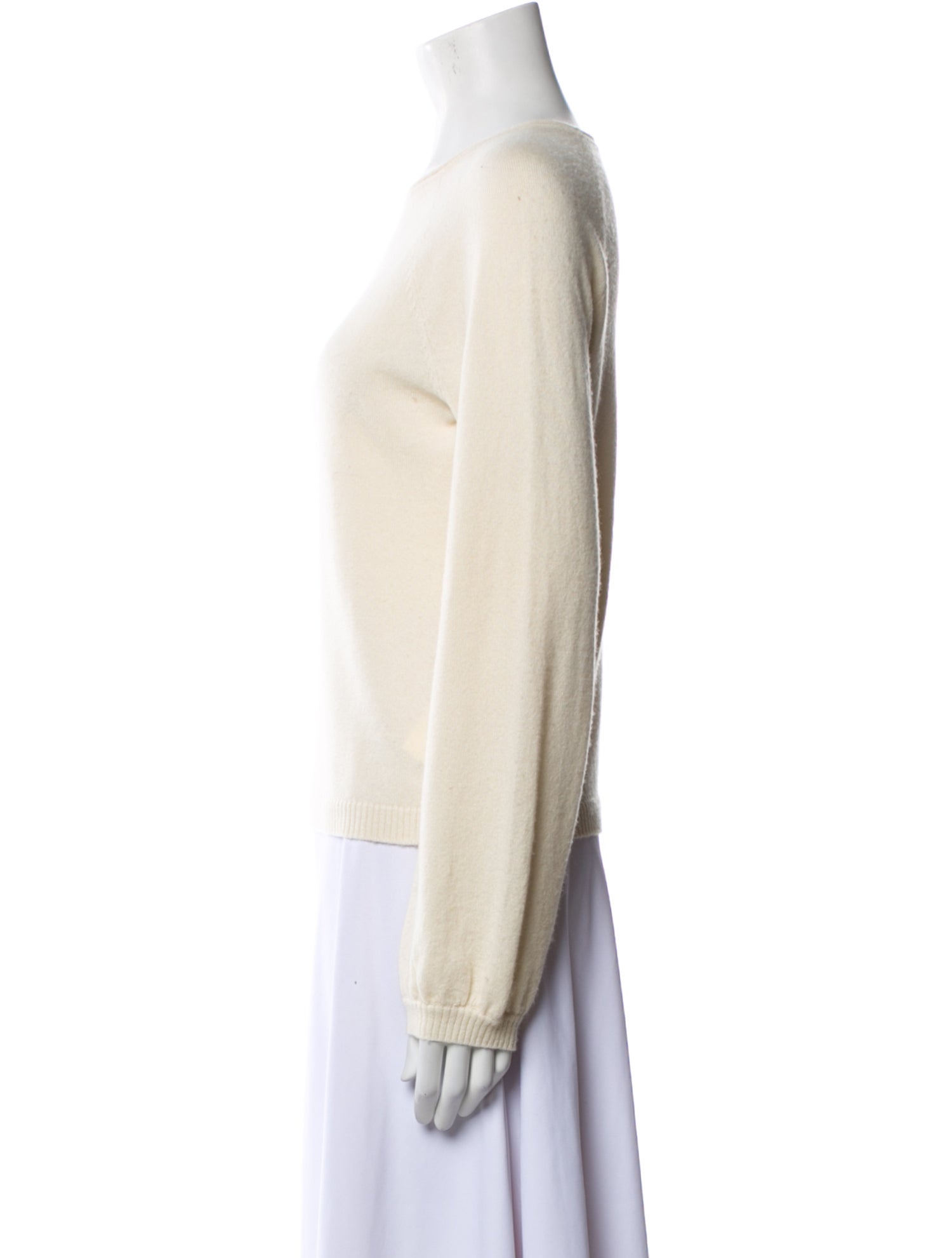 Co. Cashmere Bateau Neckline Sweater