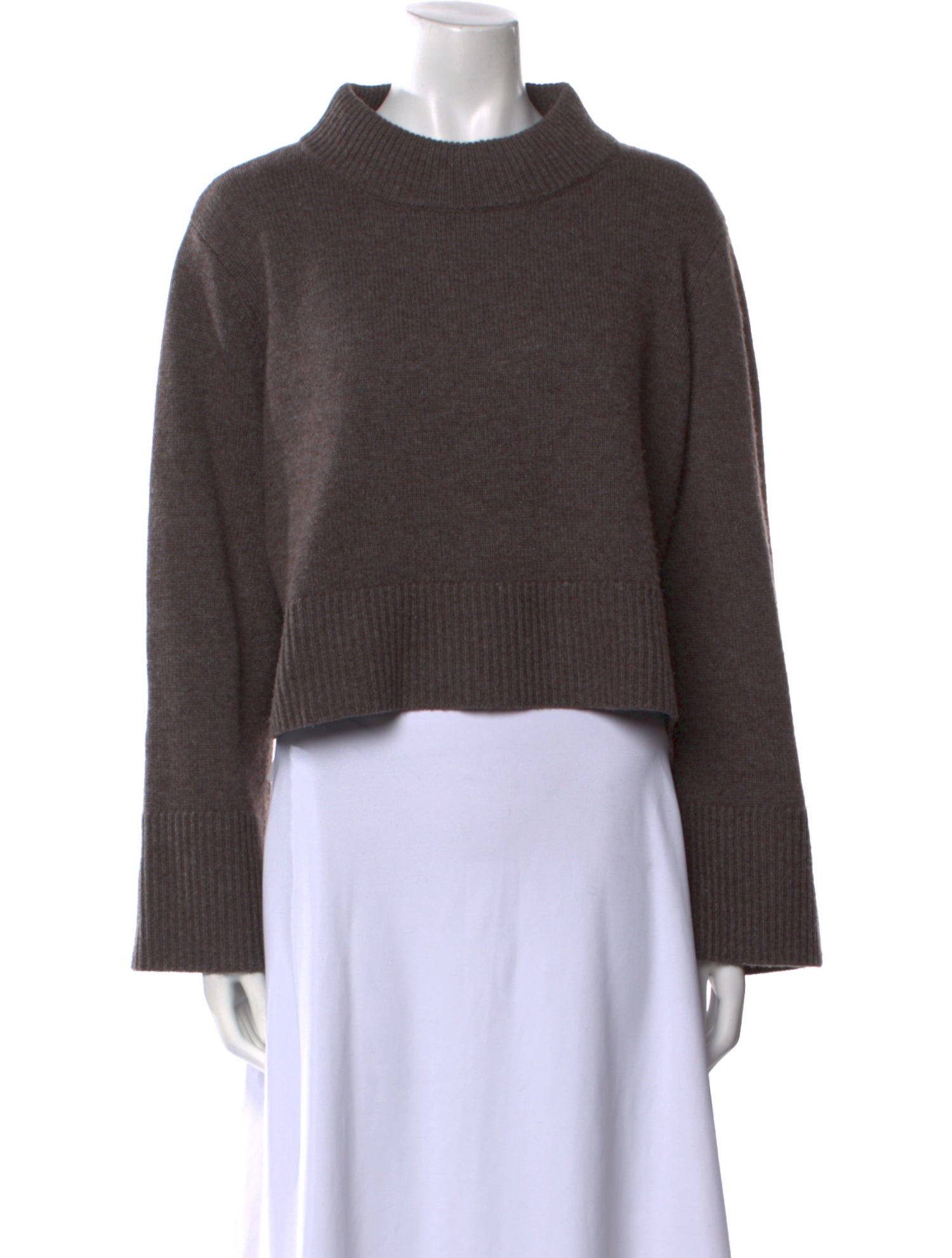 Co. Wool Mock Neck Sweater