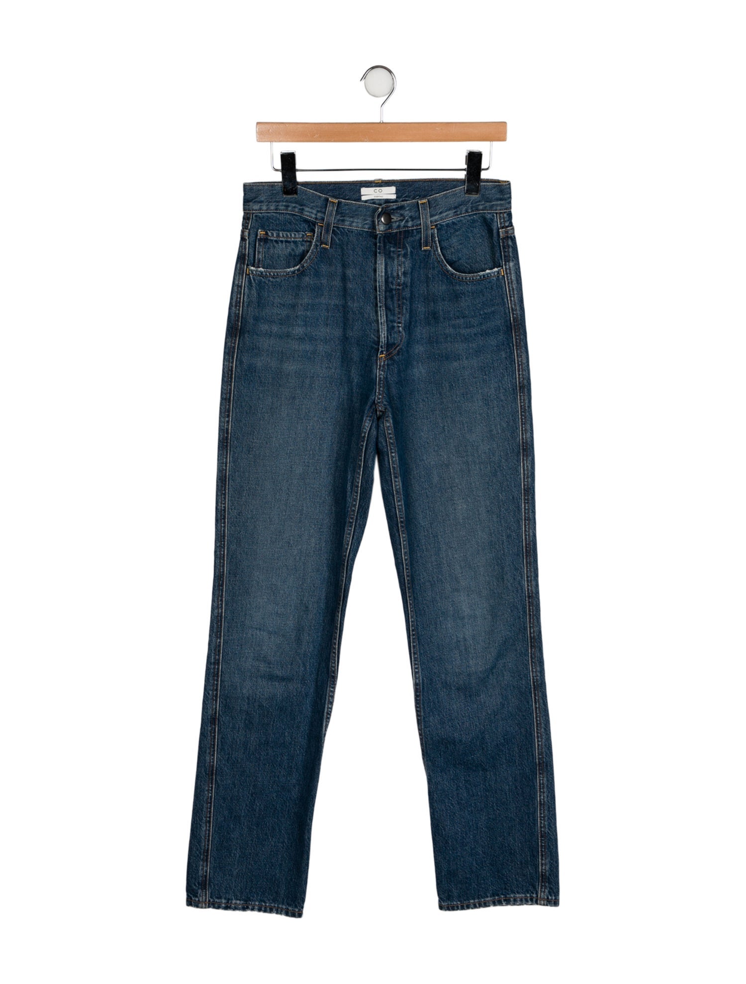 Co. High-Rise Straight Leg Jeans