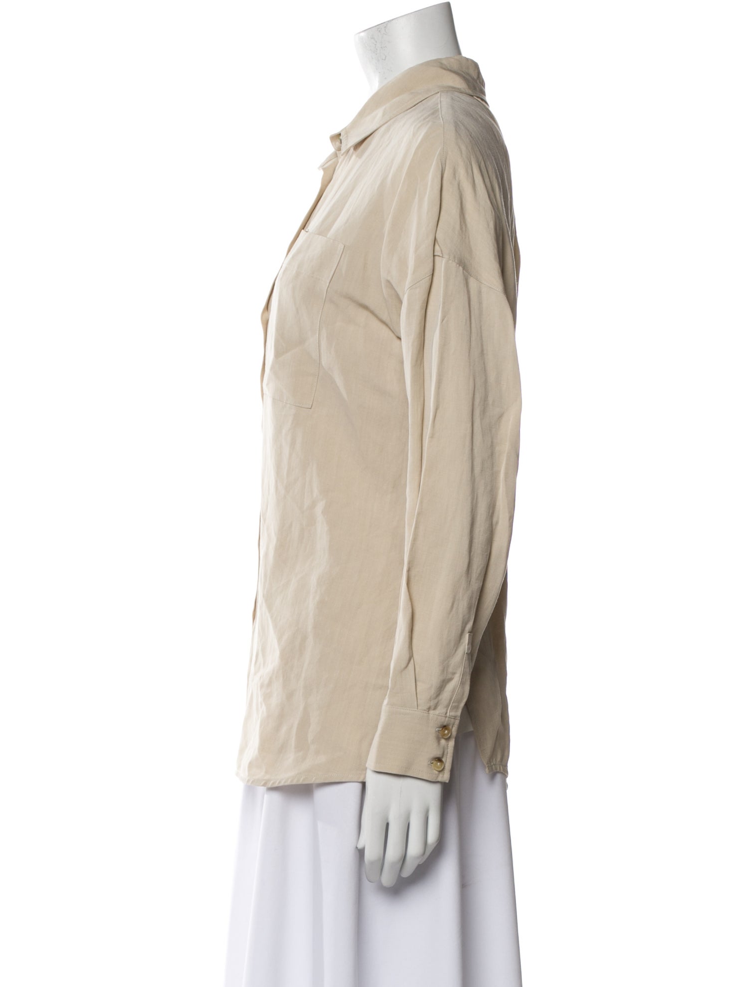 Co. Long Sleeve Button-Up Top