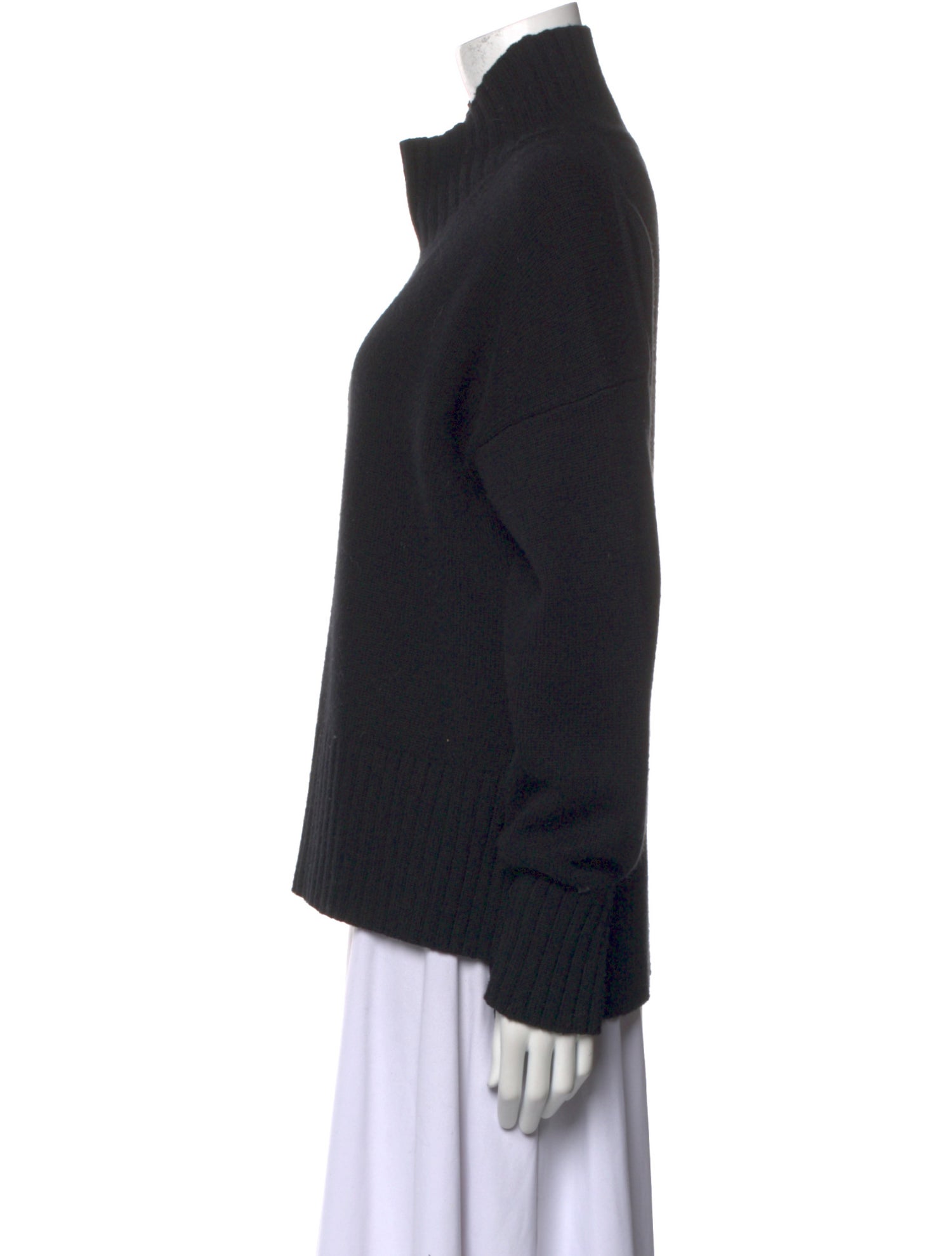 Co. Wool Mock Neck Sweater