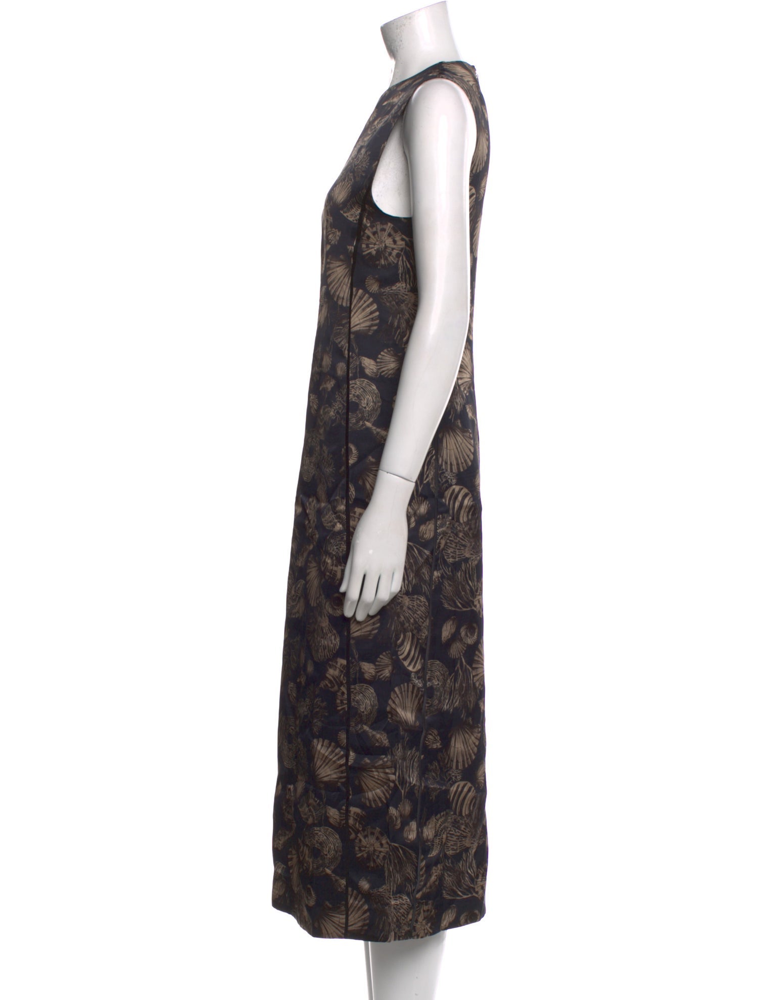 Co. Printed Long Dress w/ Tags