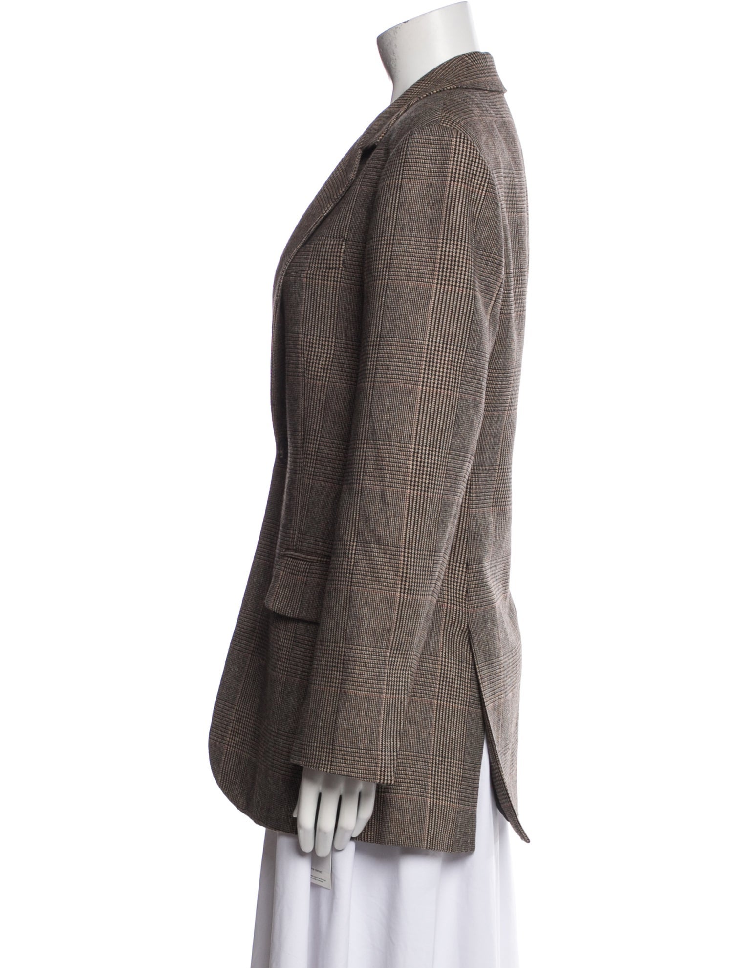 Co. Plaid Print Blazer