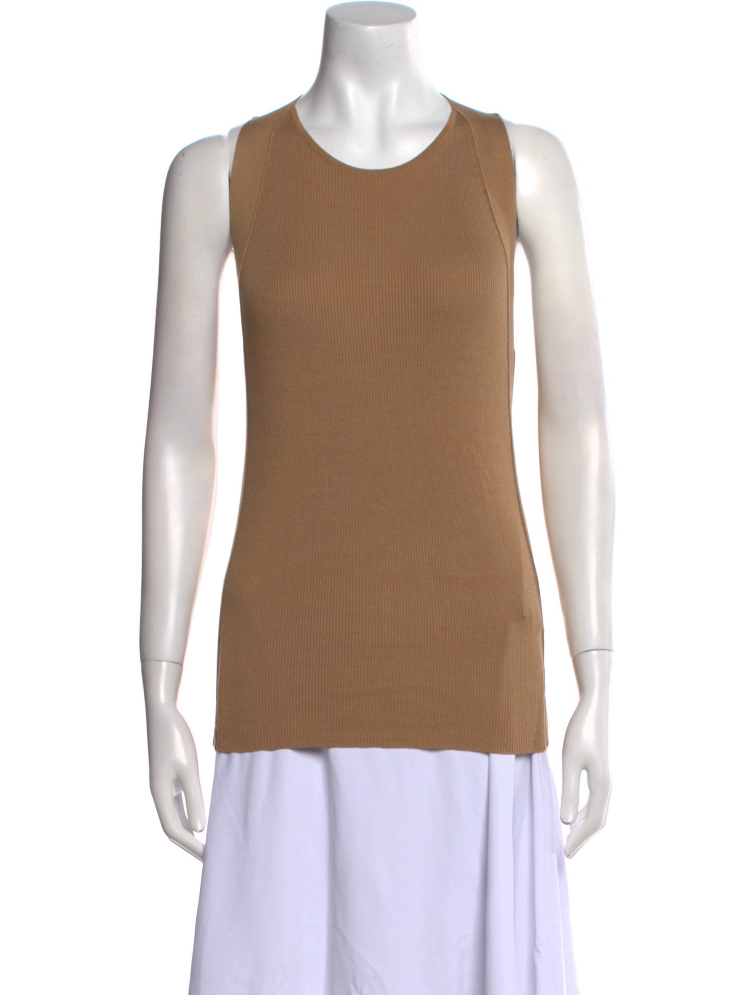 Co. Silk Scoop Neck Top