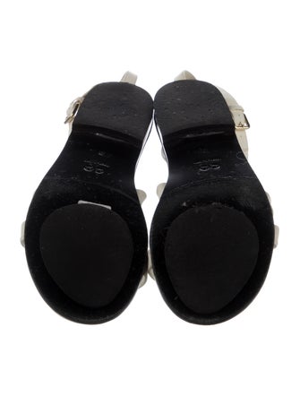 Co. Leather Colorblock Pattern Flats