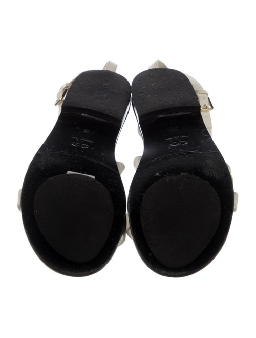 Co. Leather Colorblock Pattern Flats