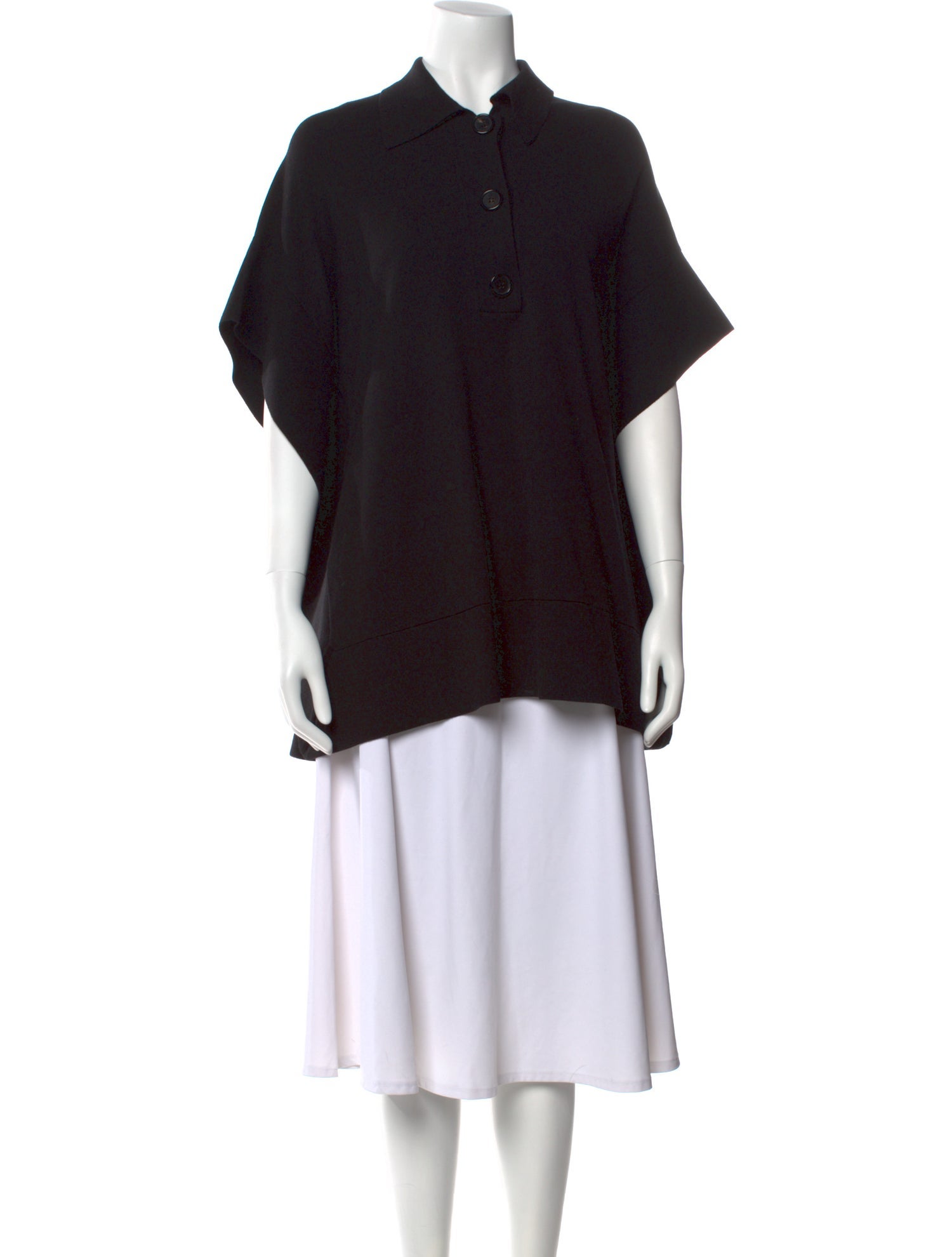 Co. Short Sleeve Button-Up Top