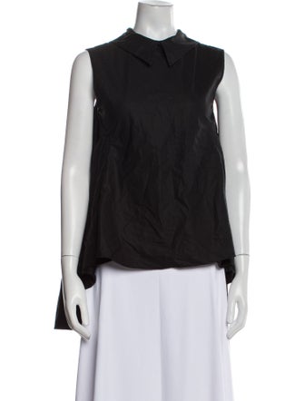 Co. Mock Neck Sleeveless Blouse