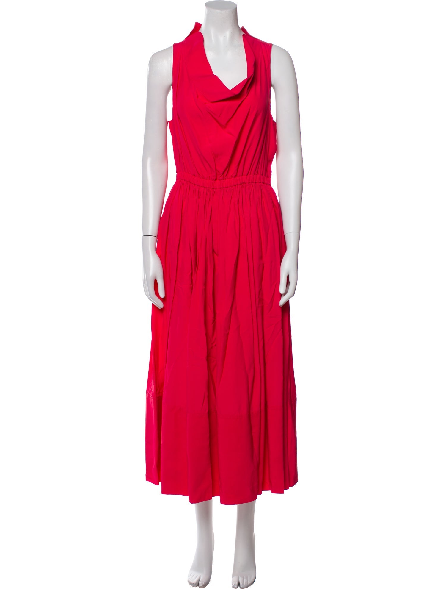 Co. Cowl Neck Long Dress