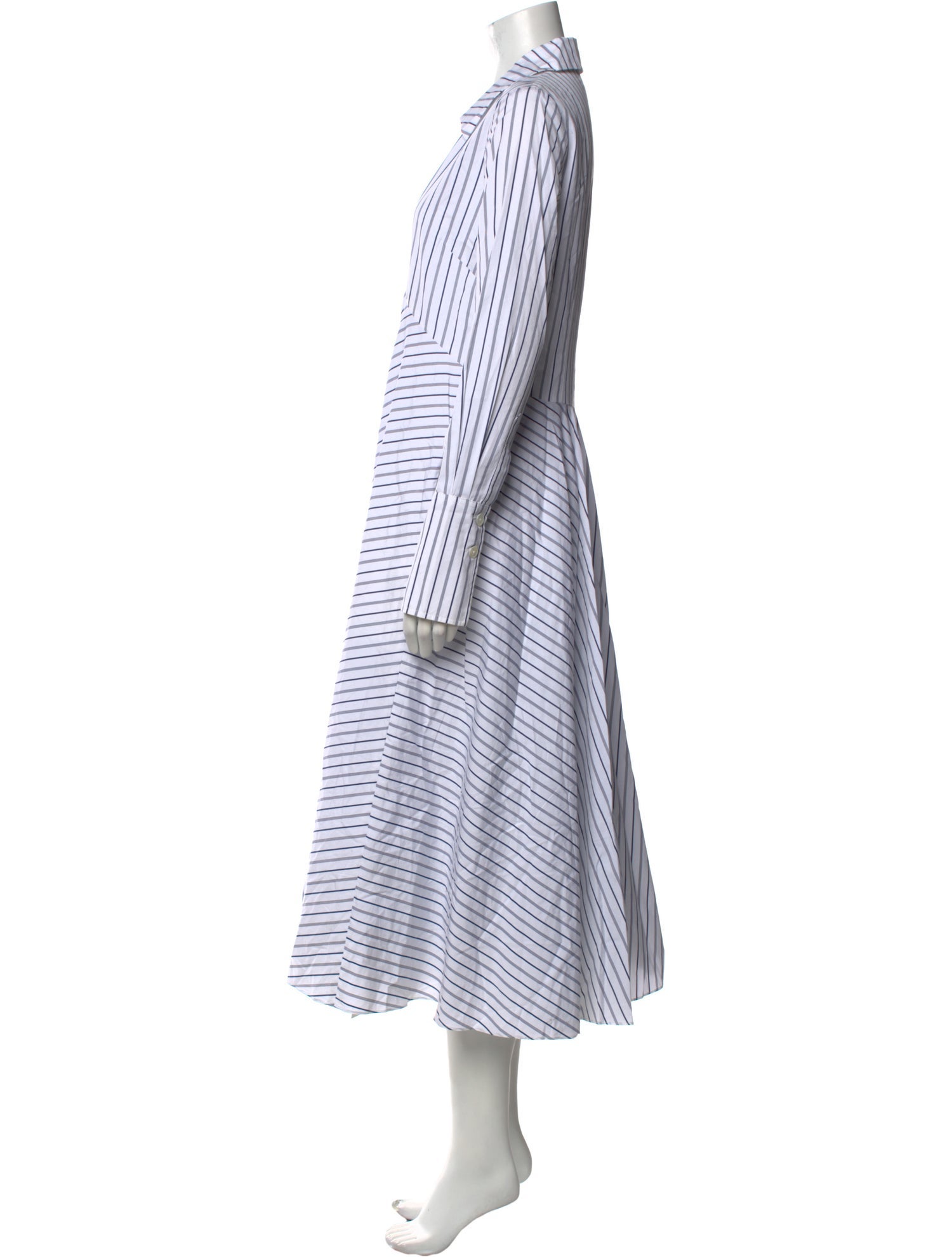 Co. Striped Long Dress
