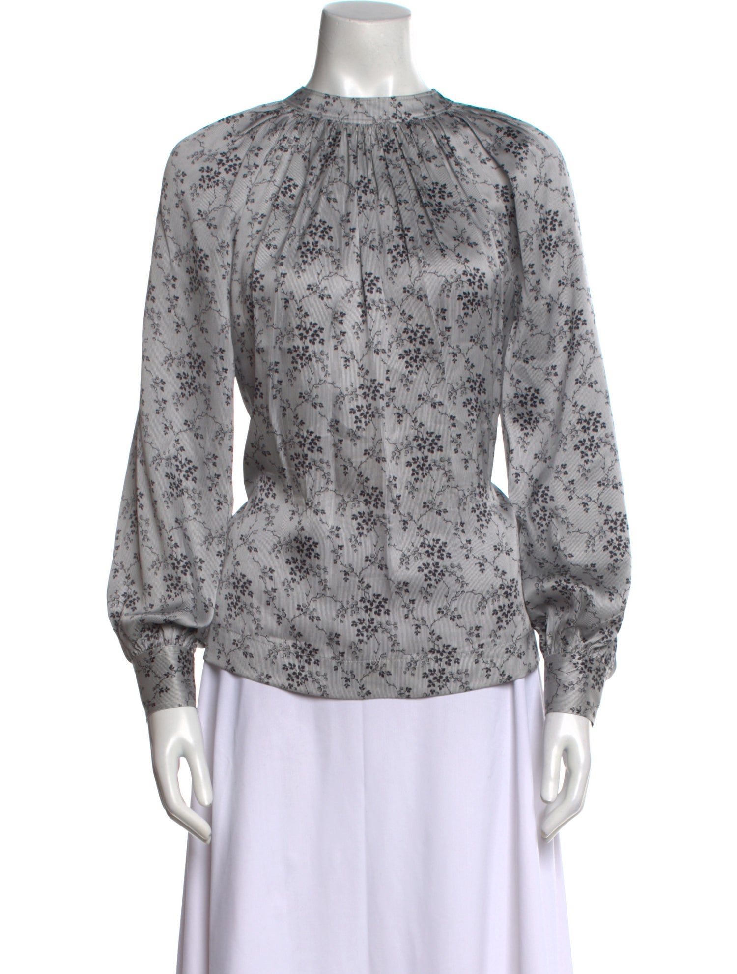 Co. Silk Floral Print Blouse