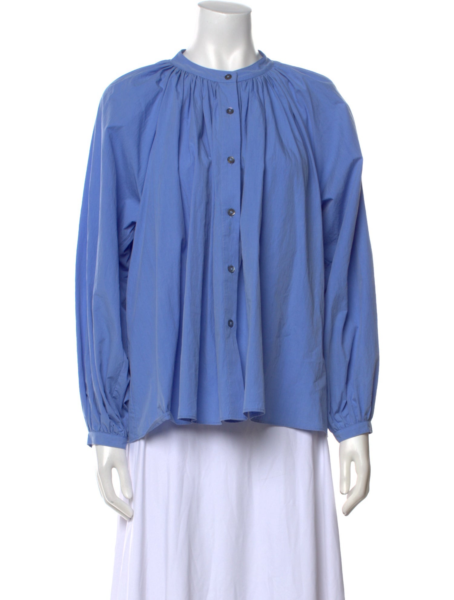 Co. Mock Neck Long Sleeve Blouse