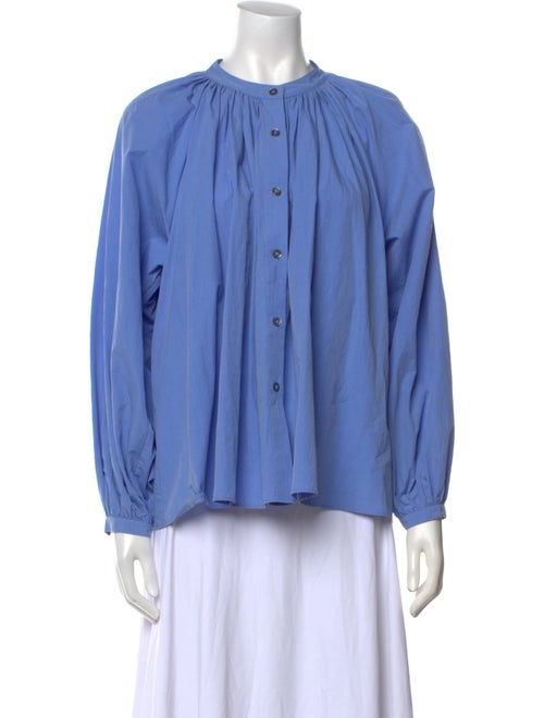 Co. Mock Neck Long Sleeve Blouse