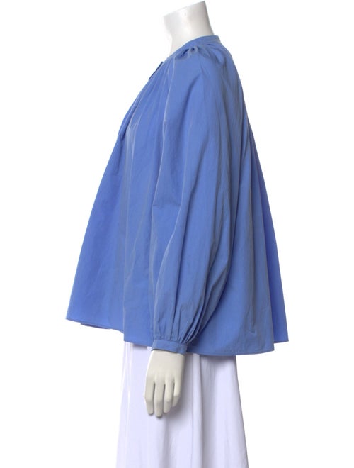 Co. Mock Neck Long Sleeve Blouse