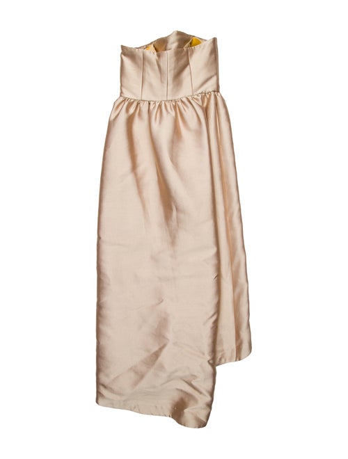 Co. Strapless Midi Length Dress