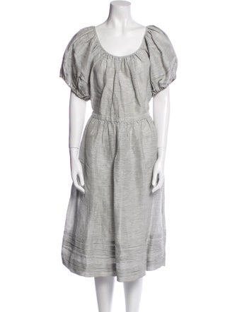 Co. Scoop Neck Midi Length Dress