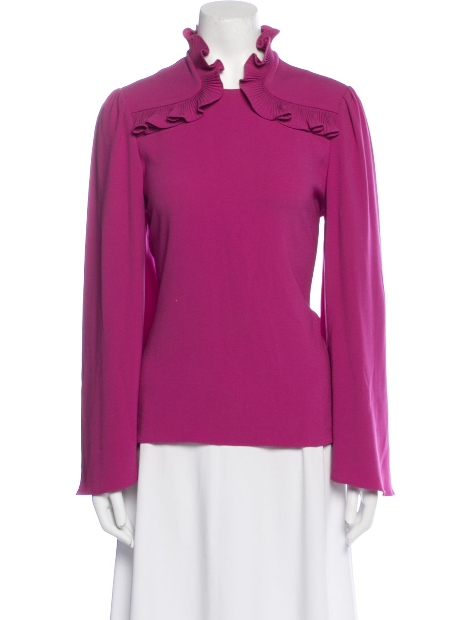 Co. Mock Neck Long Sleeve Top