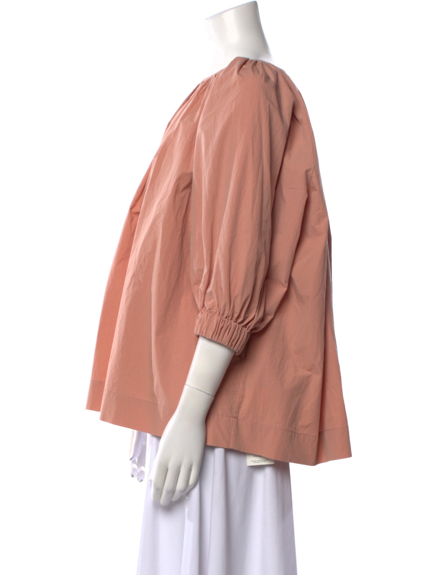 Co. Bateau Neckline Three-Quarter Sleeve Blouse