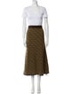 Co. Cashmere Striped Skirt Set