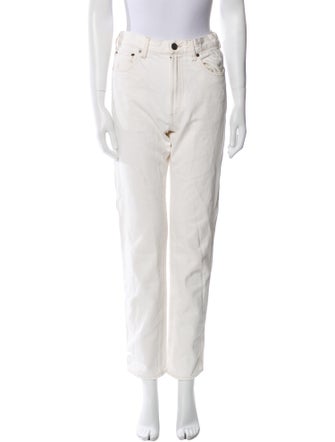 Co. Mid-Rise Straight Leg Jeans