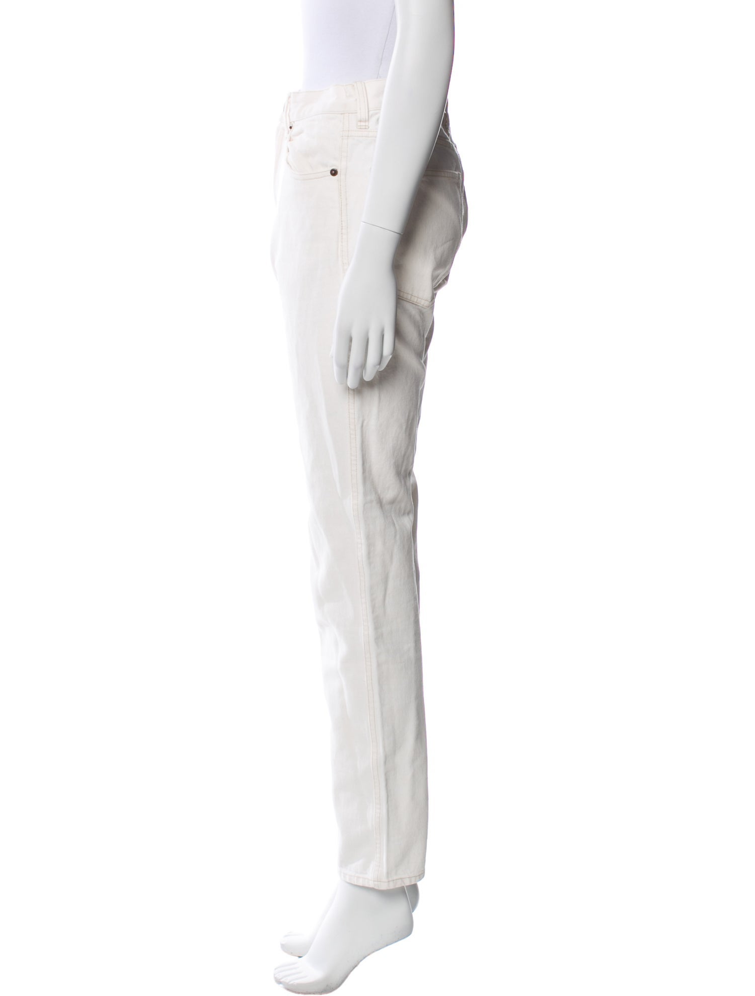 Co. Mid-Rise Straight Leg Jeans