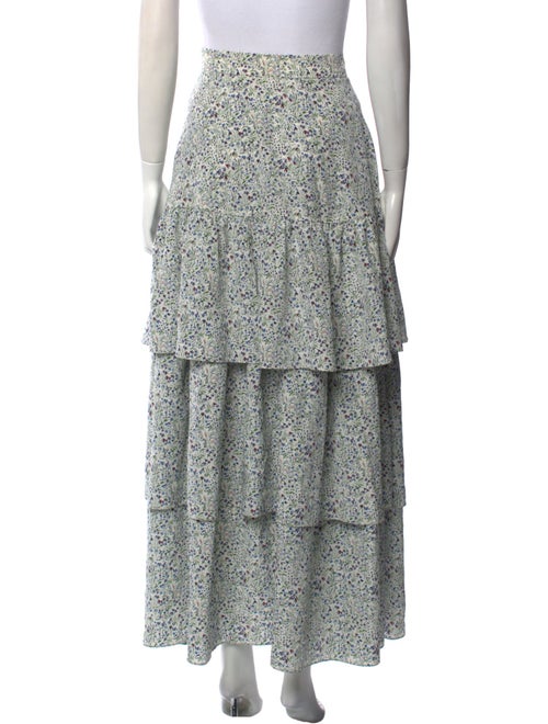 Co. Floral Print Long Skirt