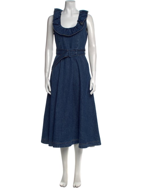 Co. Scoop Neck Long Dress