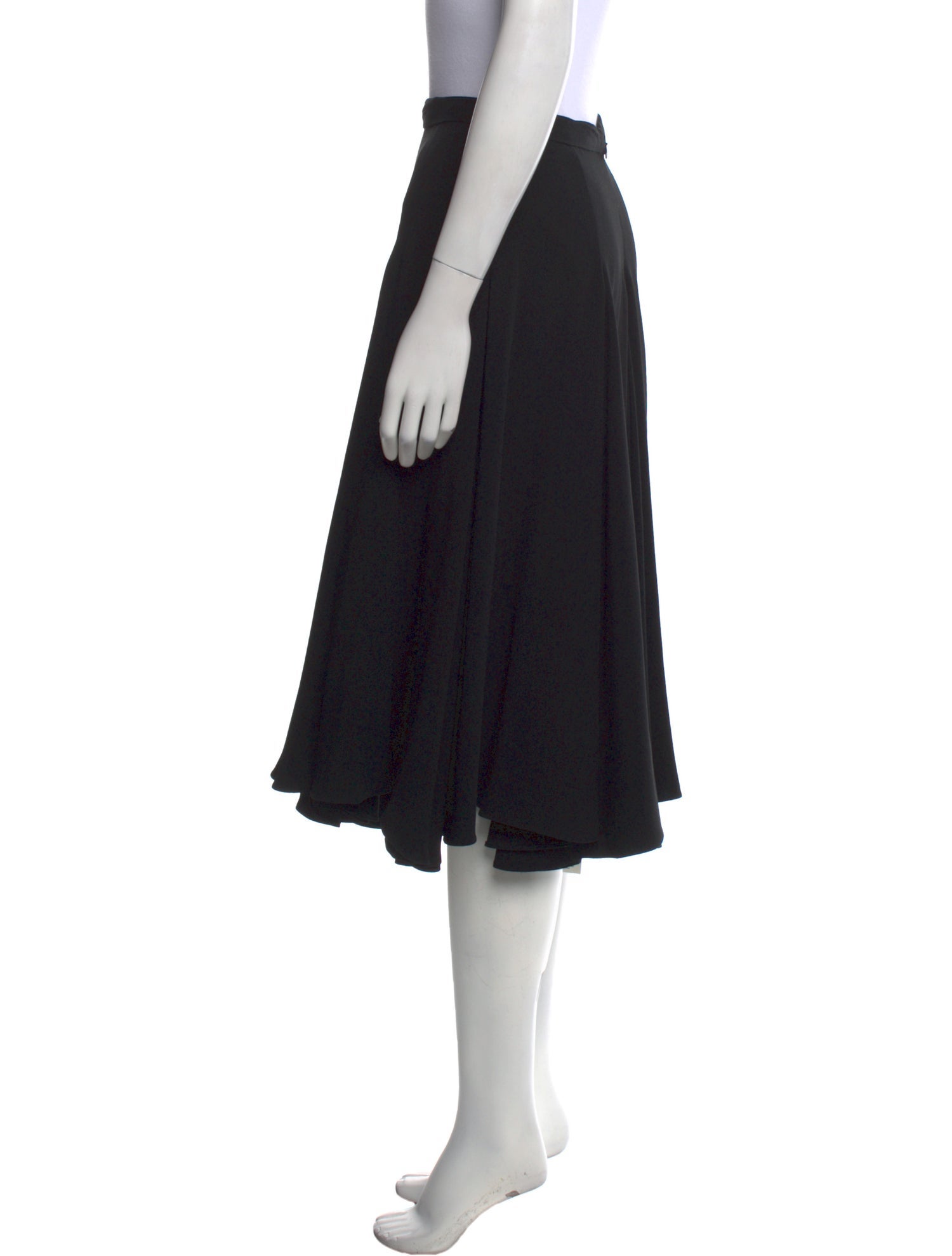 Co. Pleated Accents Knee-Length Skirt
