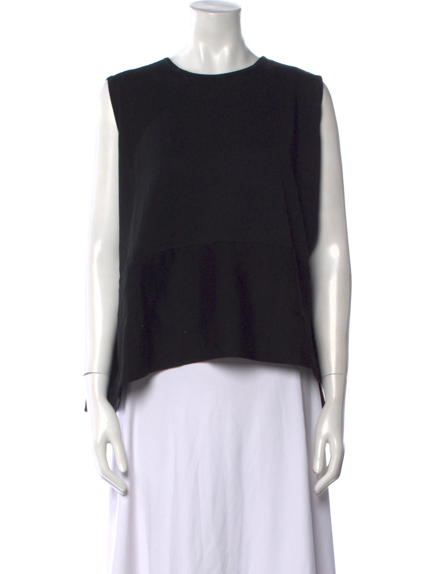 Co. Crew Neck Sleeveless Top