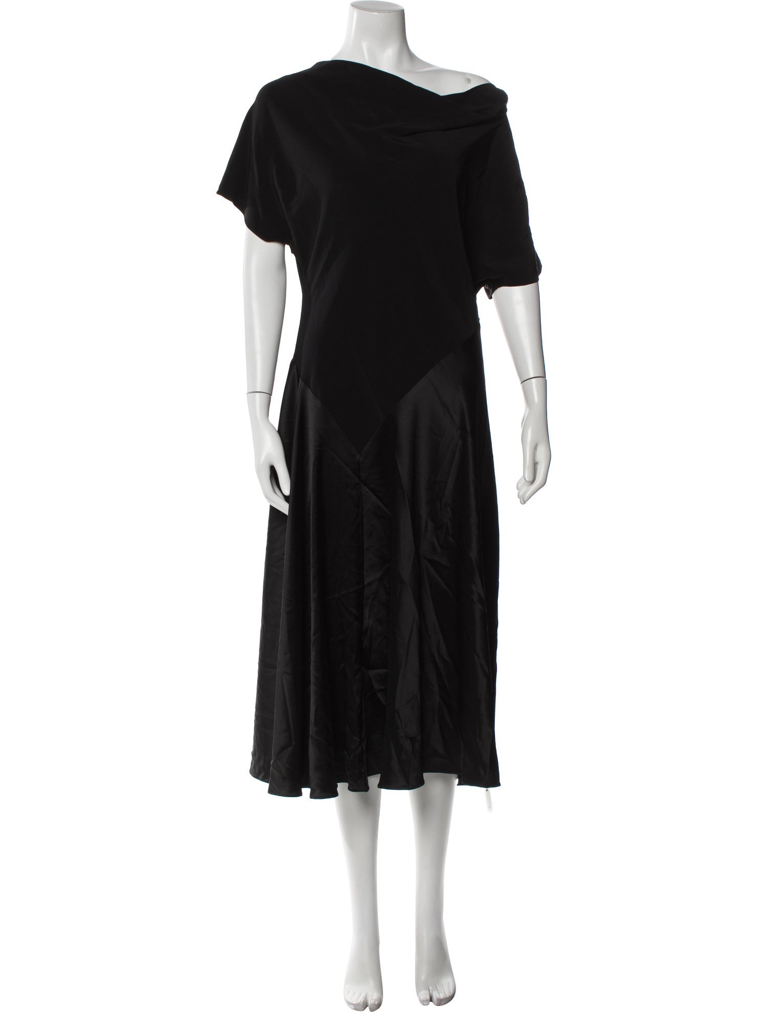 Co. Cowl Neck Midi Length Dress