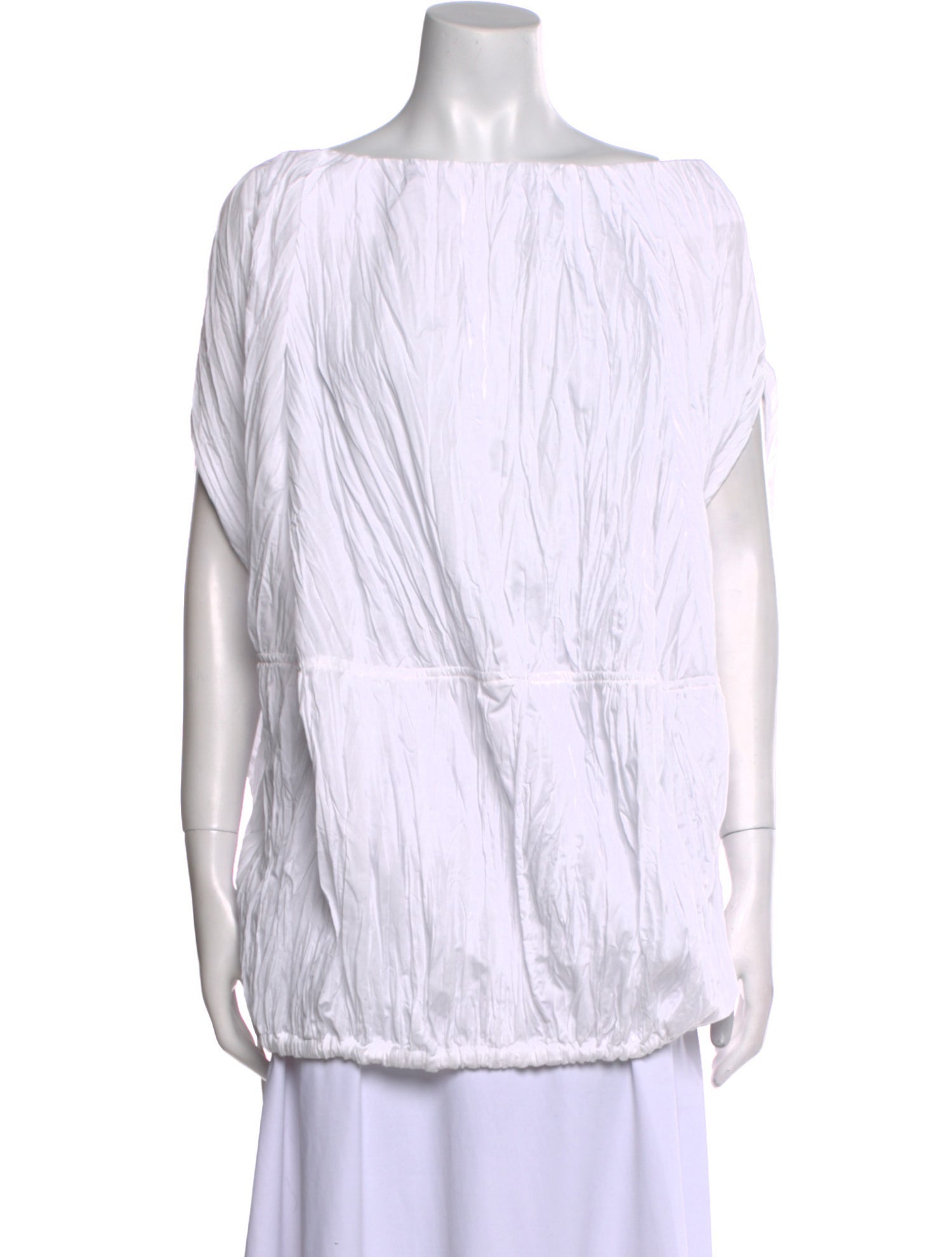 Co. Striped Bateau Neckline Tunic