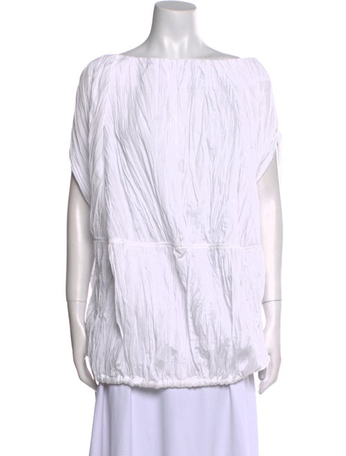 Co. Striped Bateau Neckline Tunic