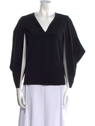 Co. V-Neck Three-Quarter Sleeve Top