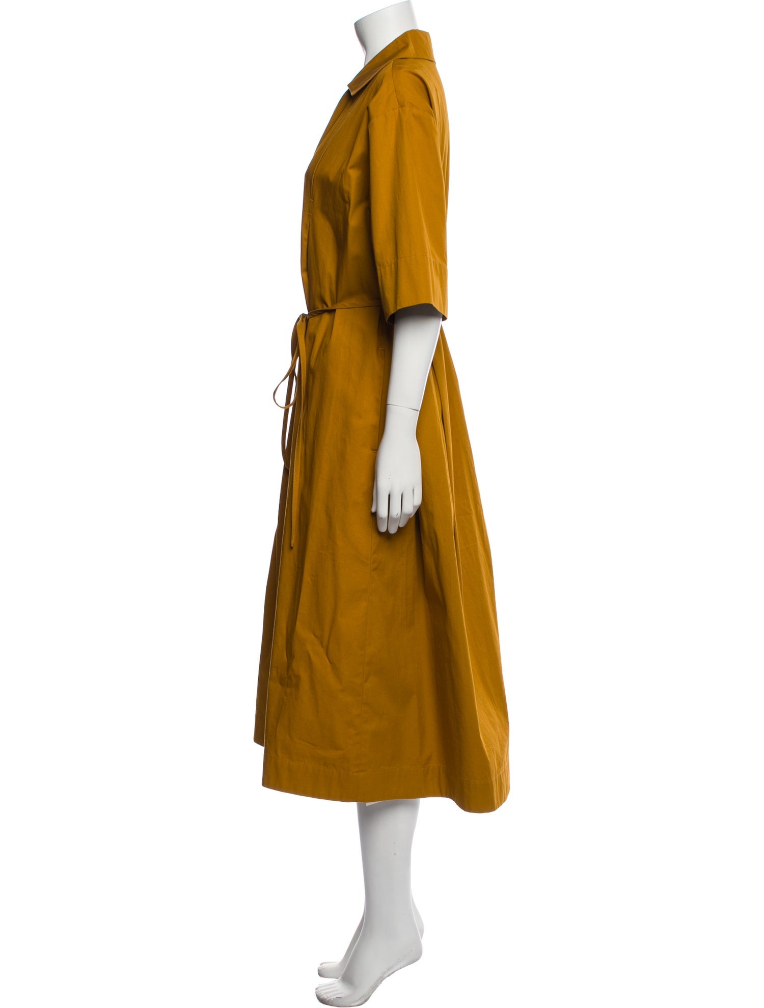 Co. V-Neck Midi Length Dress