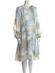 Co. Printed Midi Length Dress