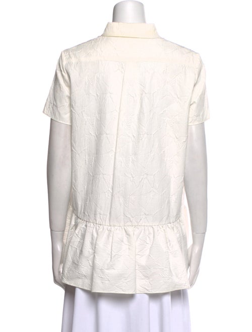 Co. Short Sleeve Button-Up Top