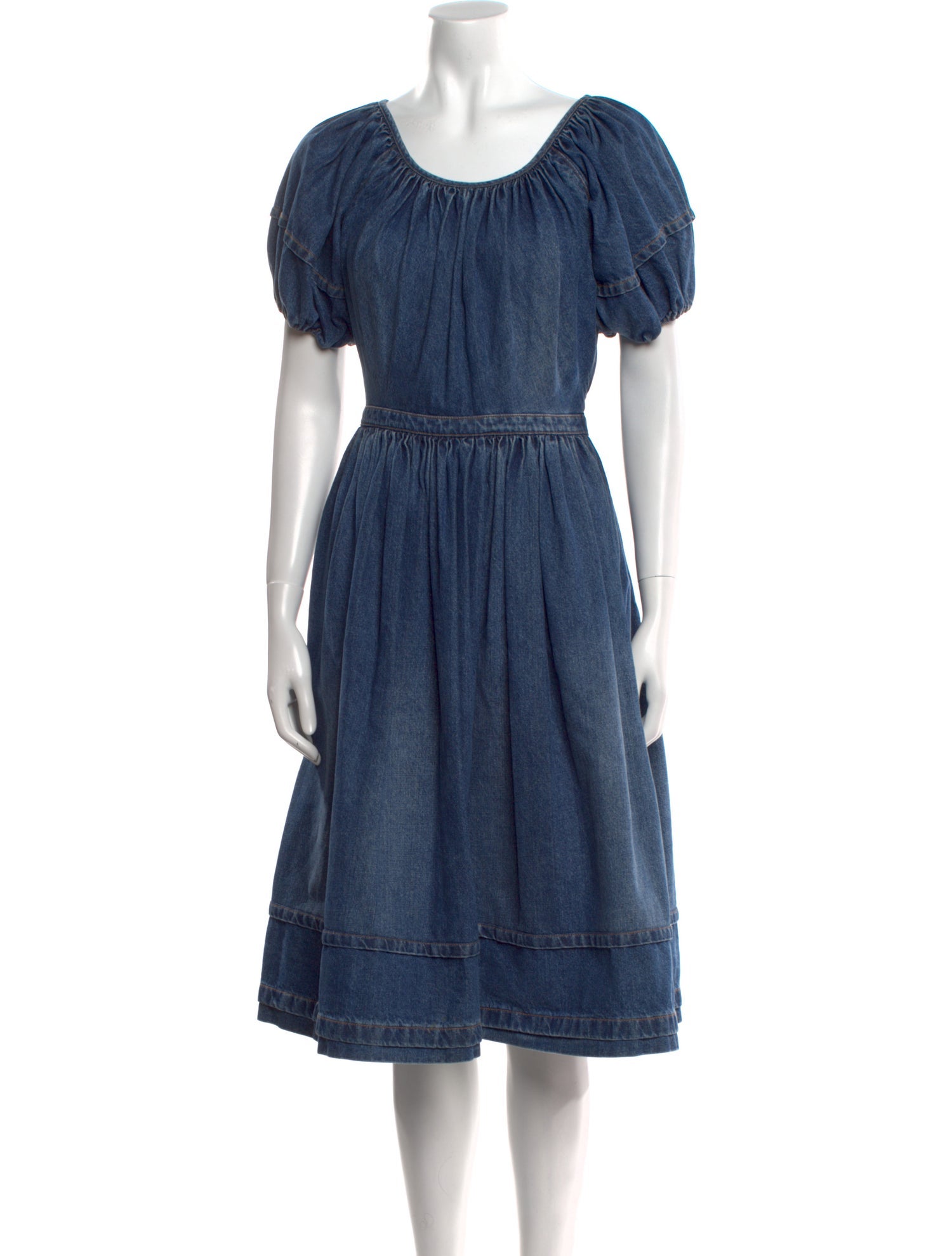 Co. Scoop Neck Midi Length Dress