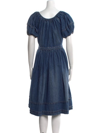 Co. Scoop Neck Midi Length Dress