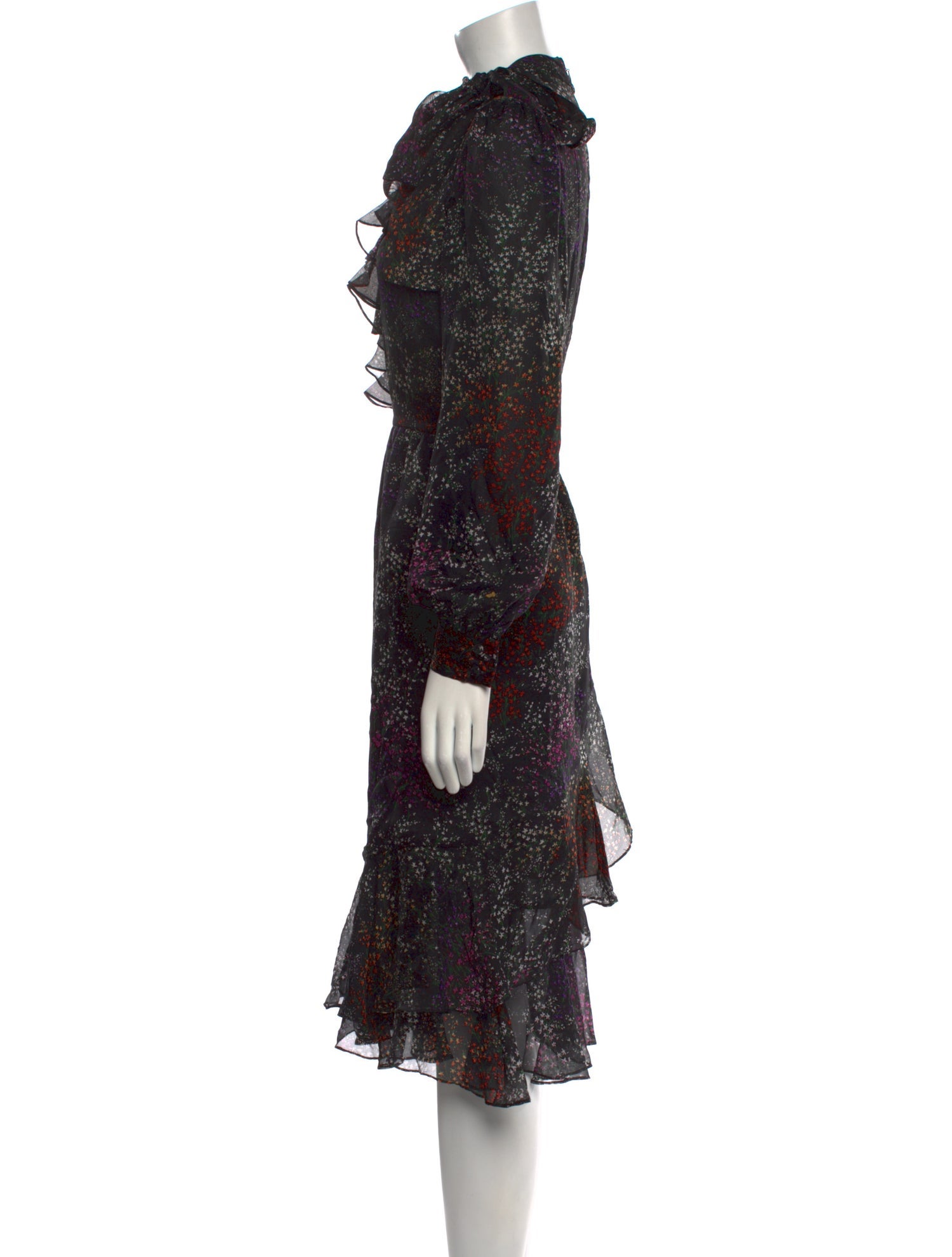 Co. Silk Midi Length Dress