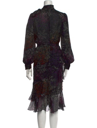 Co. Silk Midi Length Dress