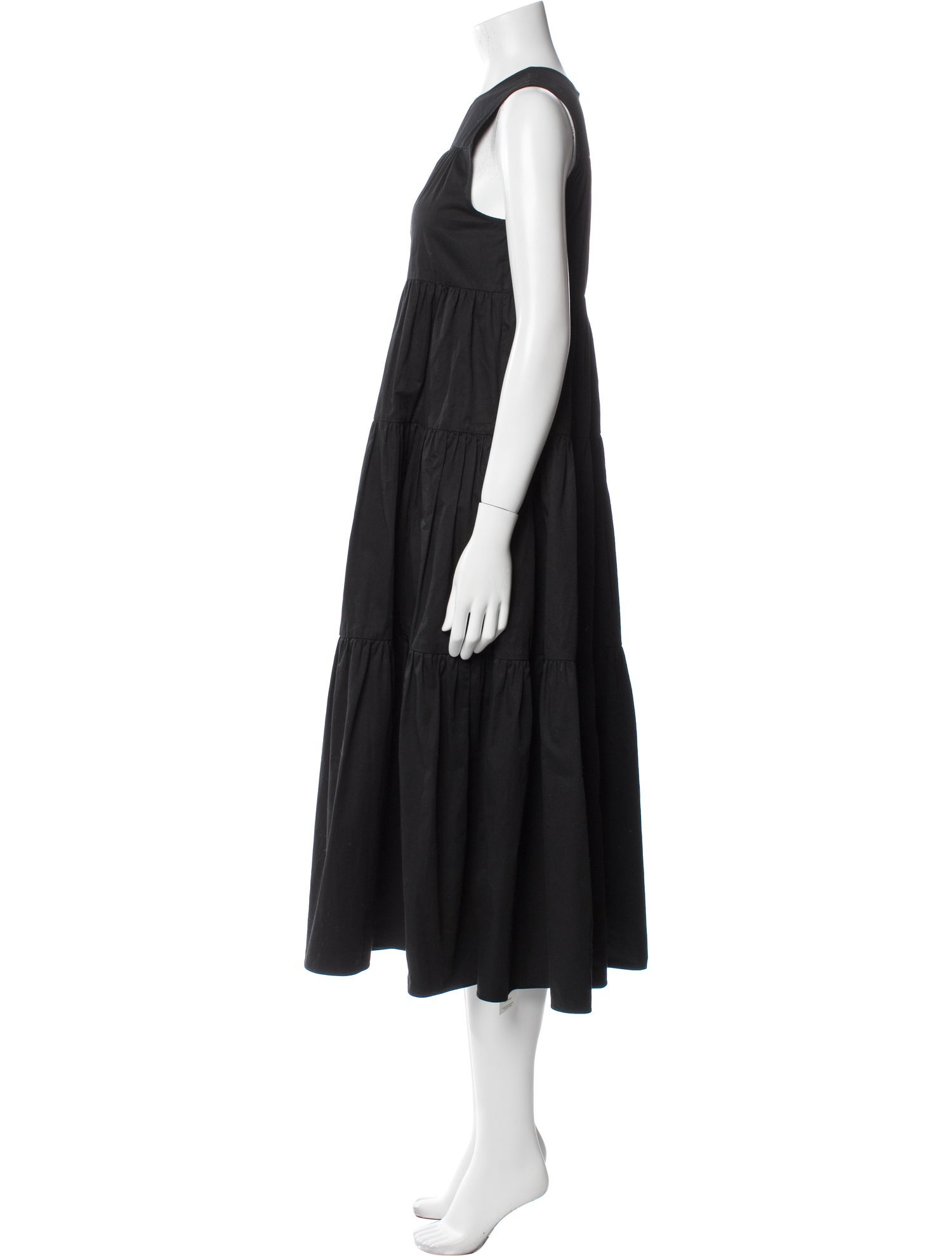 Co. Crew Neck Midi Length Dress