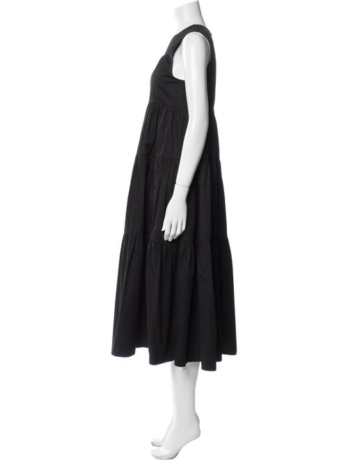 Co. Crew Neck Midi Length Dress