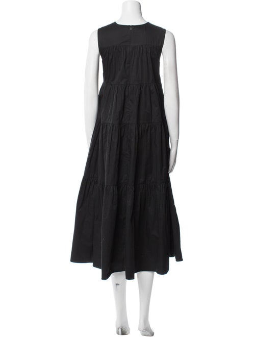 Co. Crew Neck Midi Length Dress