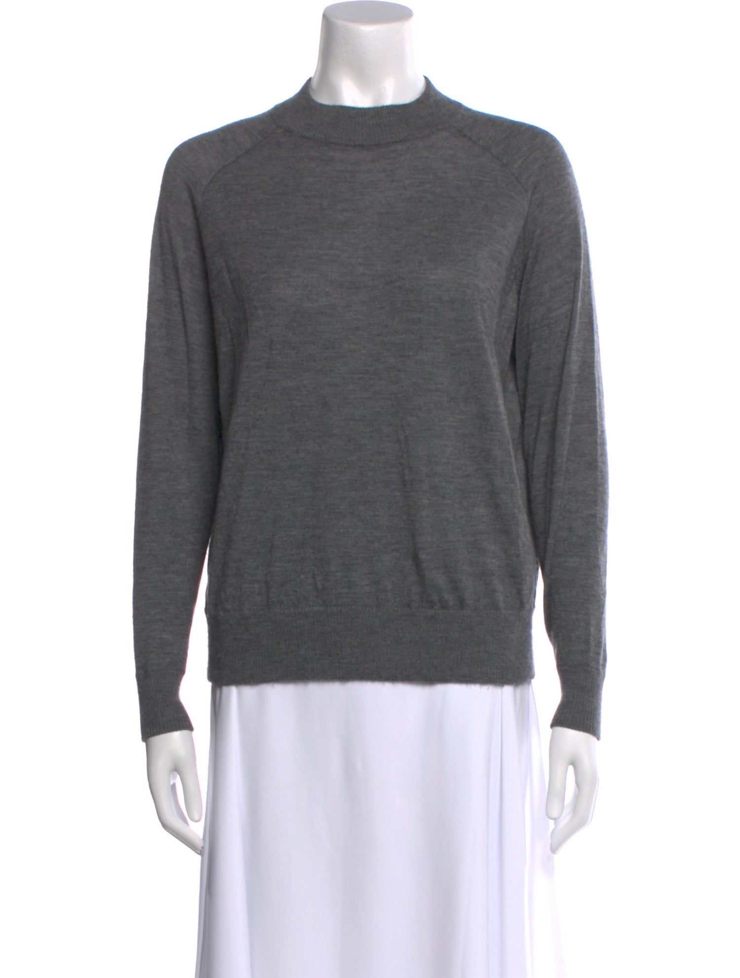 Co. Cashmere Mock Neck Sweatshirt