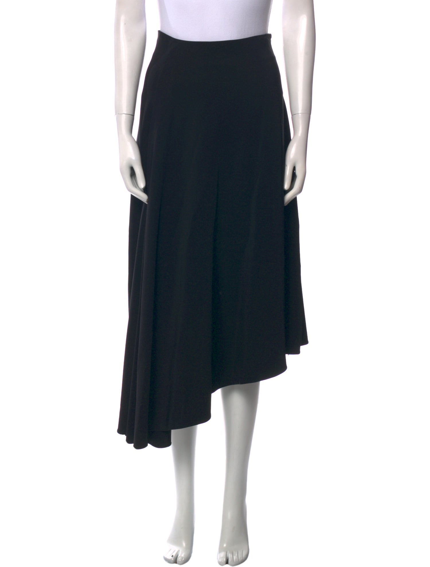 Co. Ruffle Embellishment Midi Length Skirt